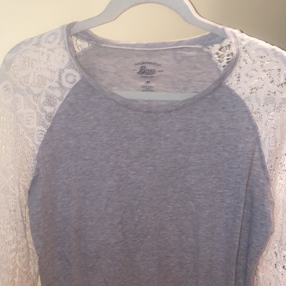 Bass crochet long sleeve top